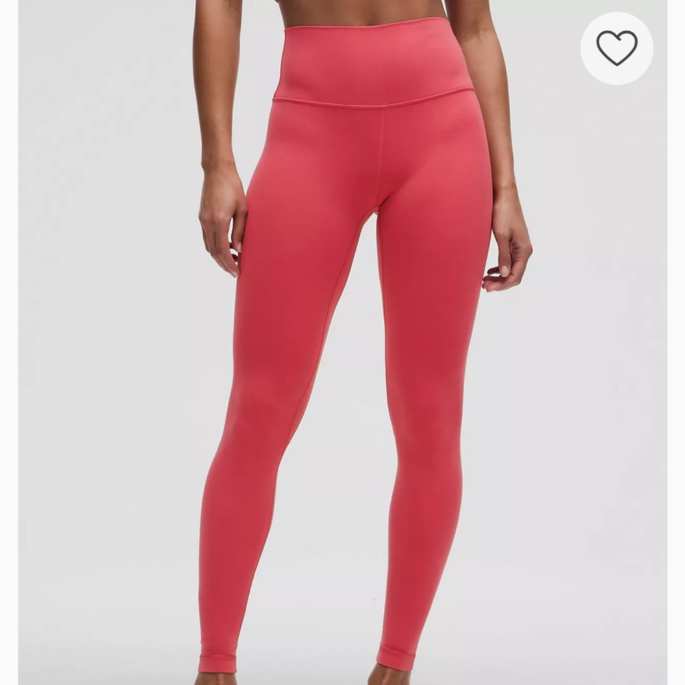 Lululemon Coral High-Waisted Leggings Size 2